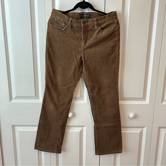 Lauren Ralph Lauren Pants - Ralph Lauren Khaki Corduroy Pants